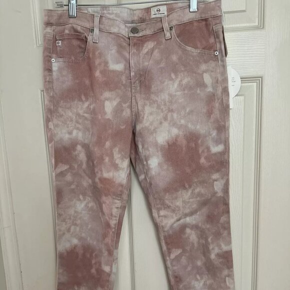 AG Adriano Goldschmeid Skinny Jeans Tie Dyed Wash 32 - Picture 3 of 6